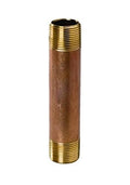 10x22 Long Brass Nipple Pipe Fitting with NPT Ends T7449