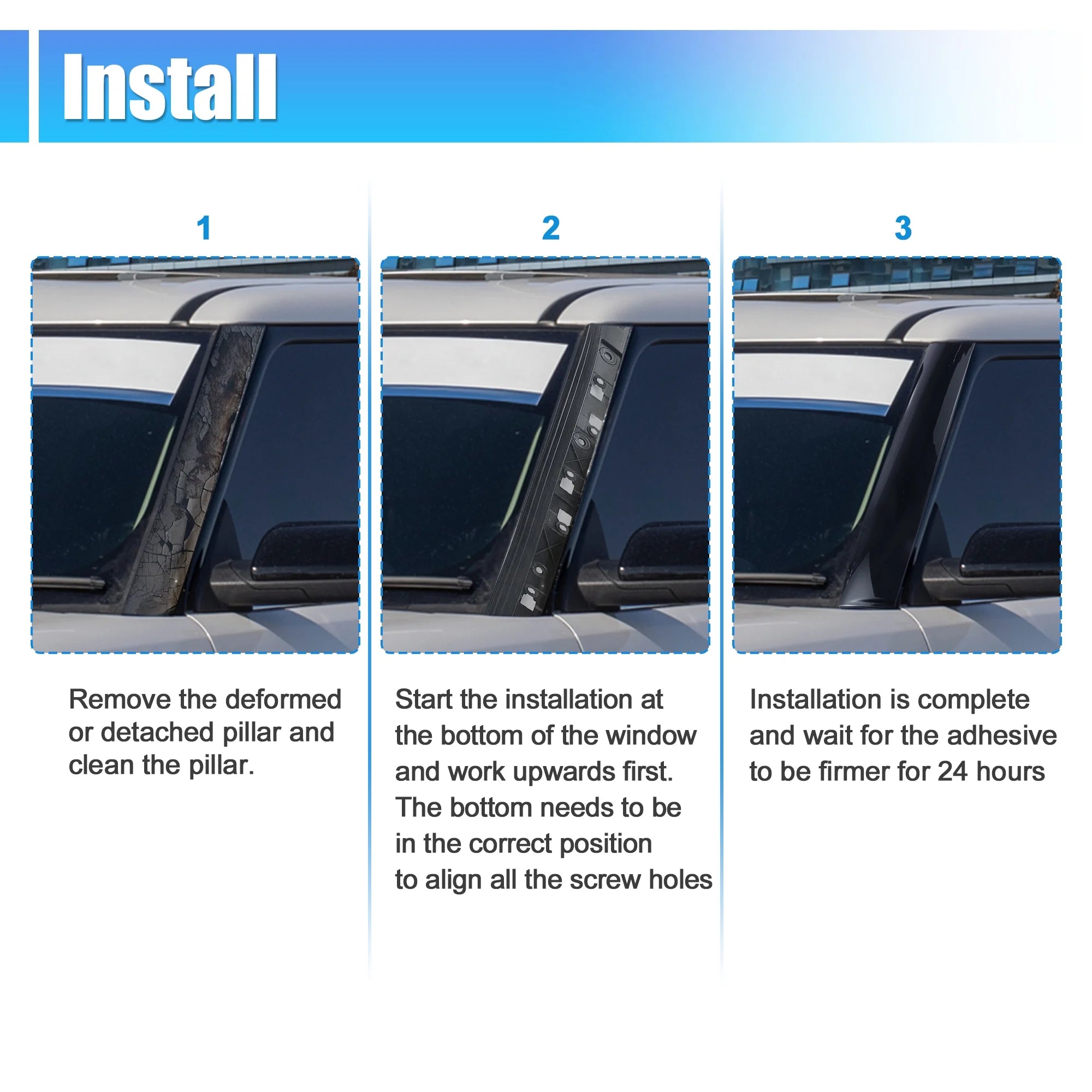 Car A-Pillar Post Trim Cover U192