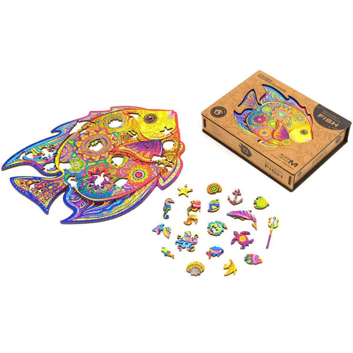 Wooden Jigsaw Puzzle, 12.6 x 9.6 in K134
