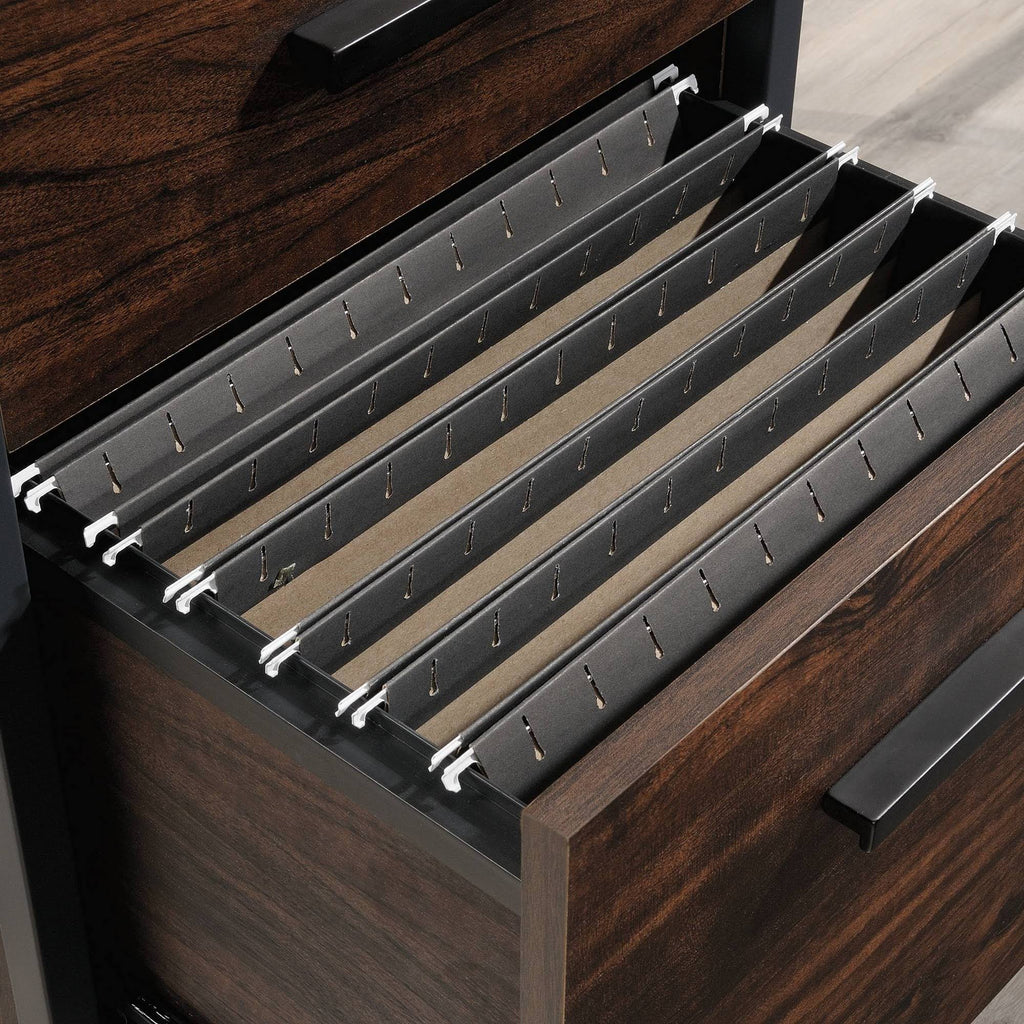Rich Walnut L-Desk U6400