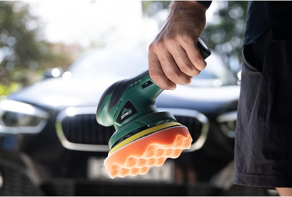 Cordless Car Buffer Polisher with 12V Lithium Rechargeable Battery Brushless Polisher X324197