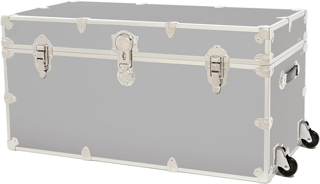 Black Dorm Armor Trunk with Removable Wheels V4342