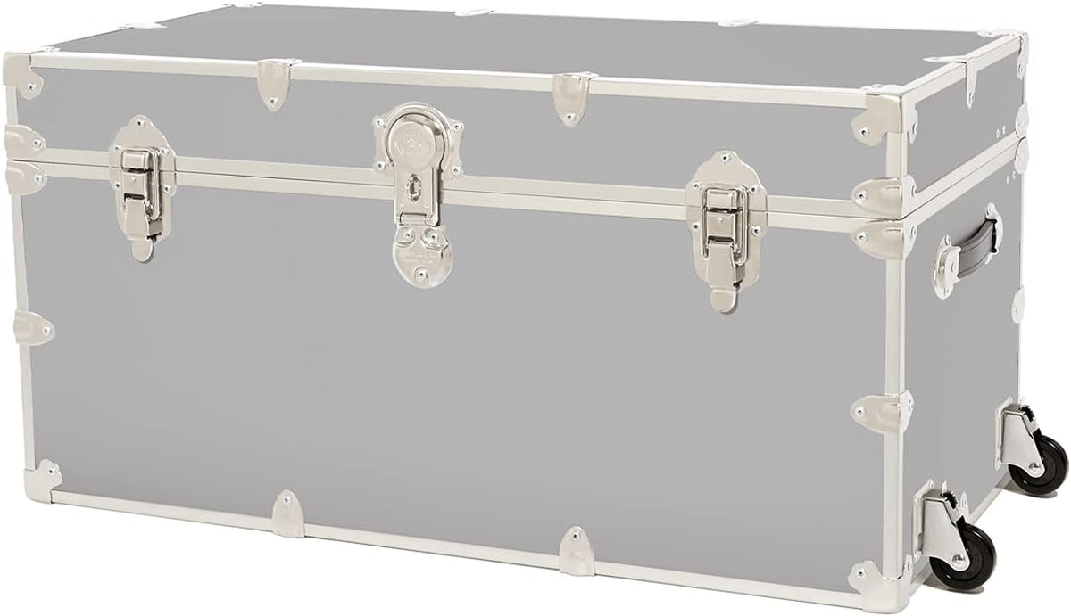 Black Dorm Armor Trunk with Removable Wheels V4342