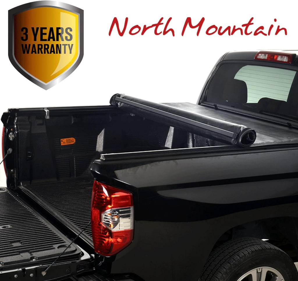 Soft Roll Up Tonneau Cover with Rails and Mounting Hardware M3522