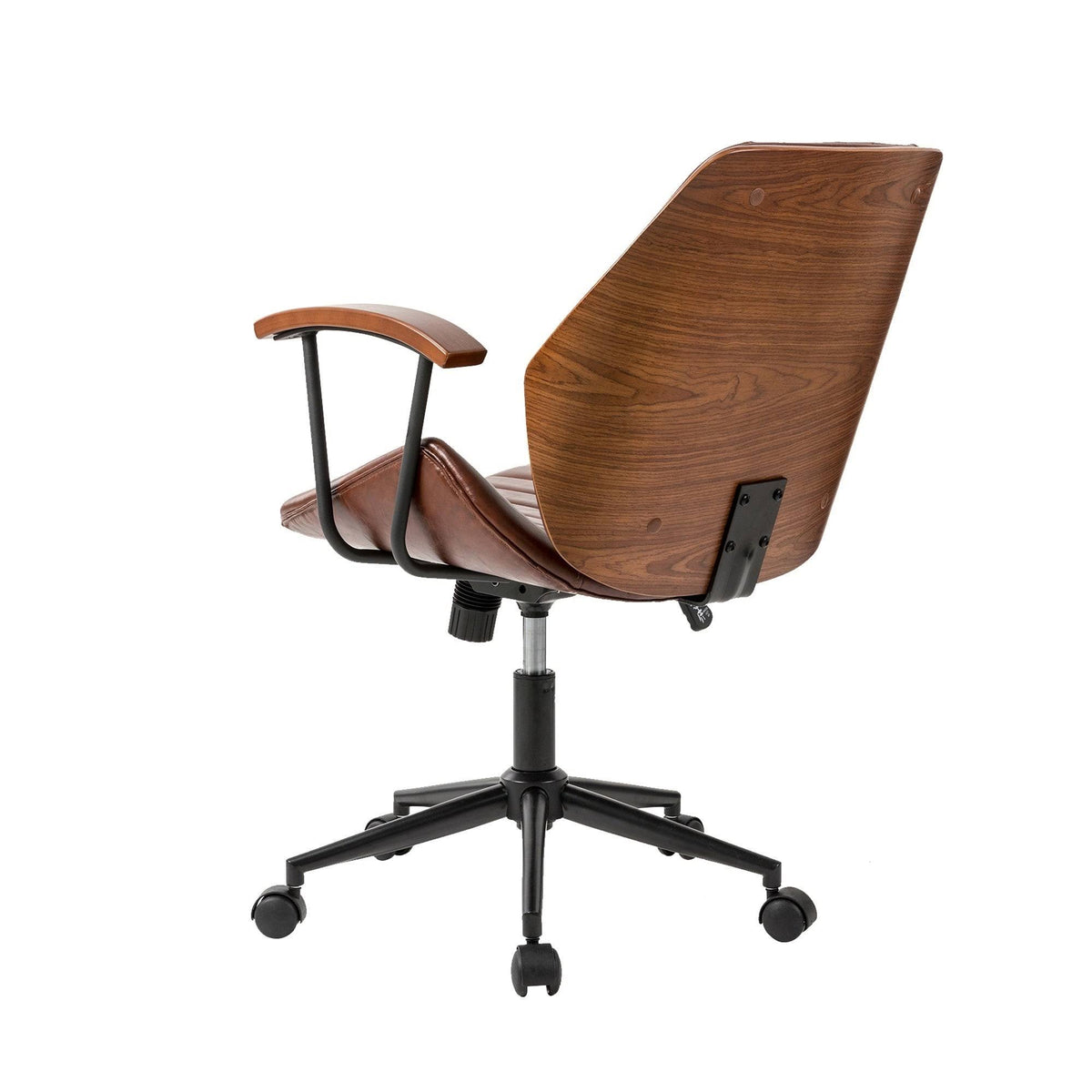 Cream Adjustable Swivel Desk Chair P370453
