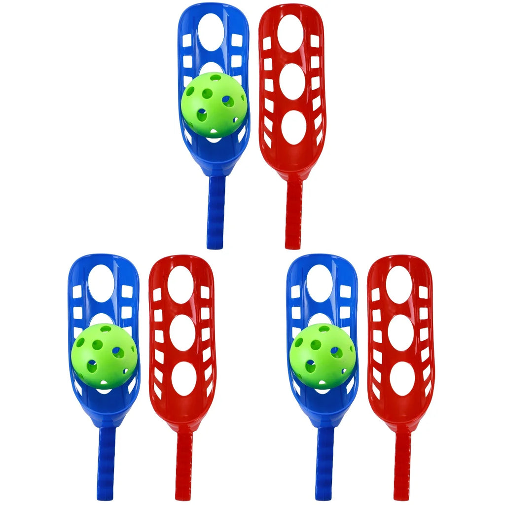 3pcs Scoop Toss & Catch Set Outdoor Sports Beach Game A182836