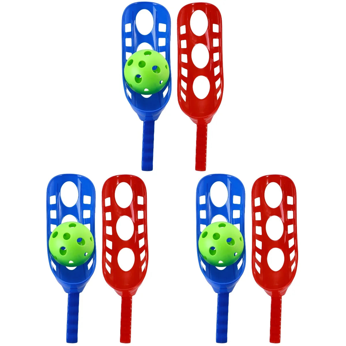 3pcs Scoop Toss & Catch Set Outdoor Sports Beach Game A182836