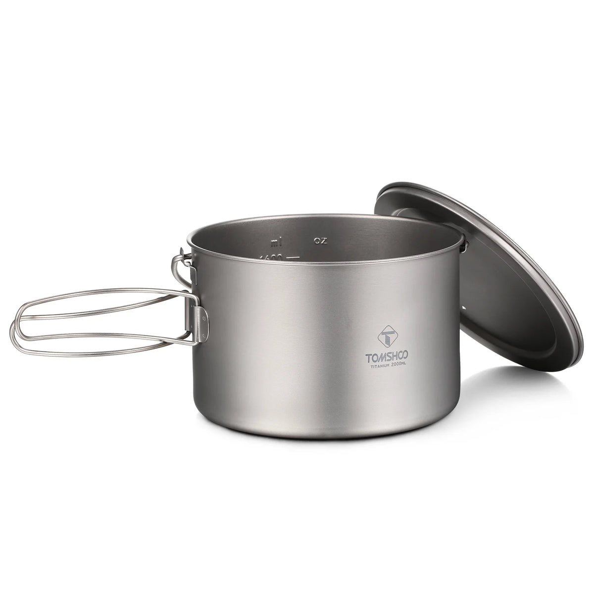 Titanium Camping Cookware with Lid Q18217