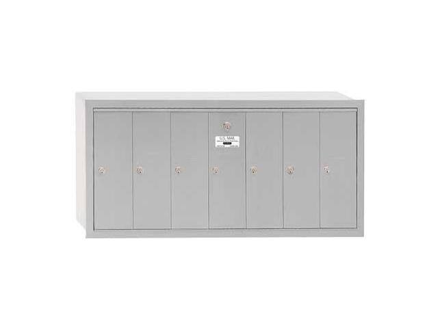 Aluminum Vertical Mailbox 7 Doors H34733
