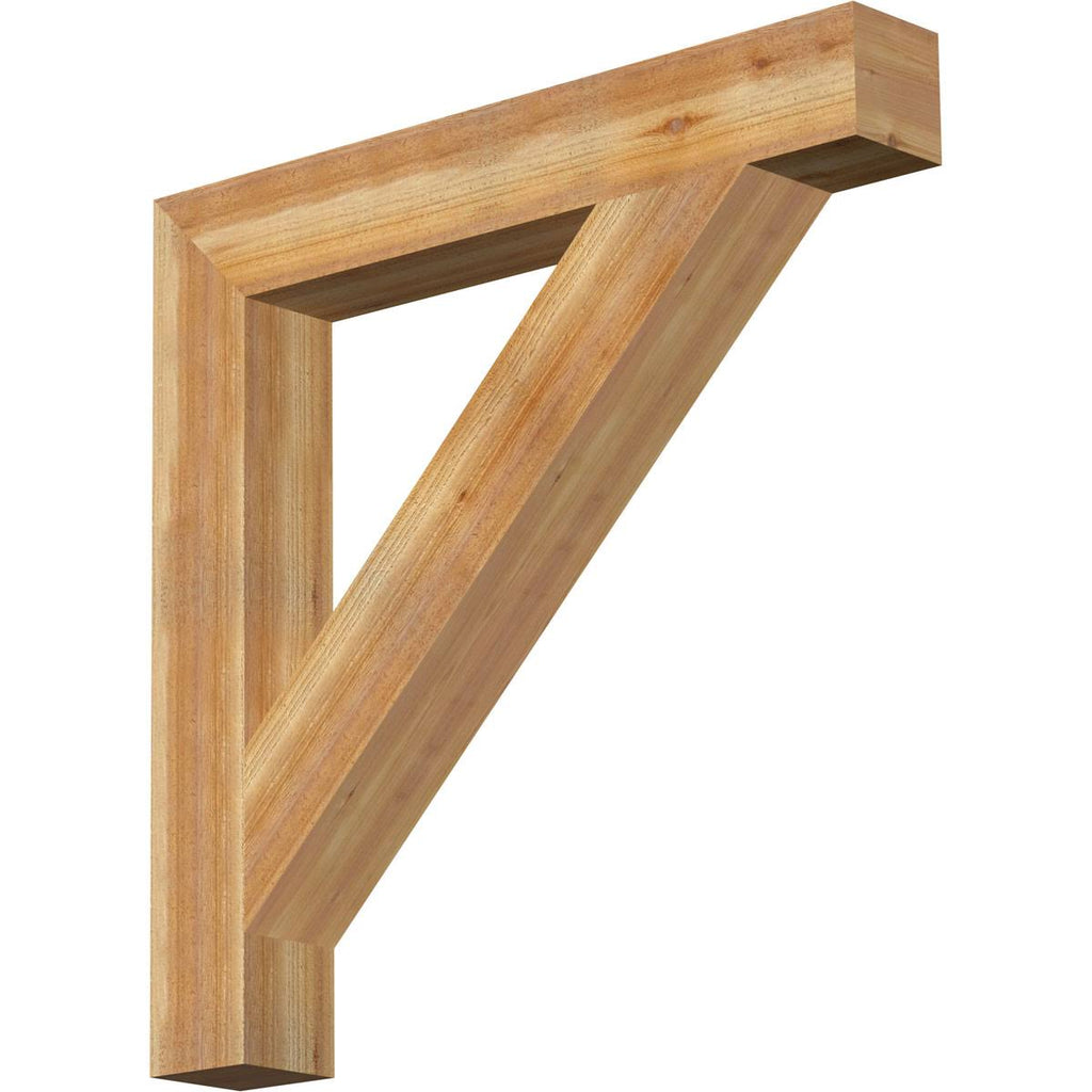 Western Red Cedar Traditional Block Bracket U452498