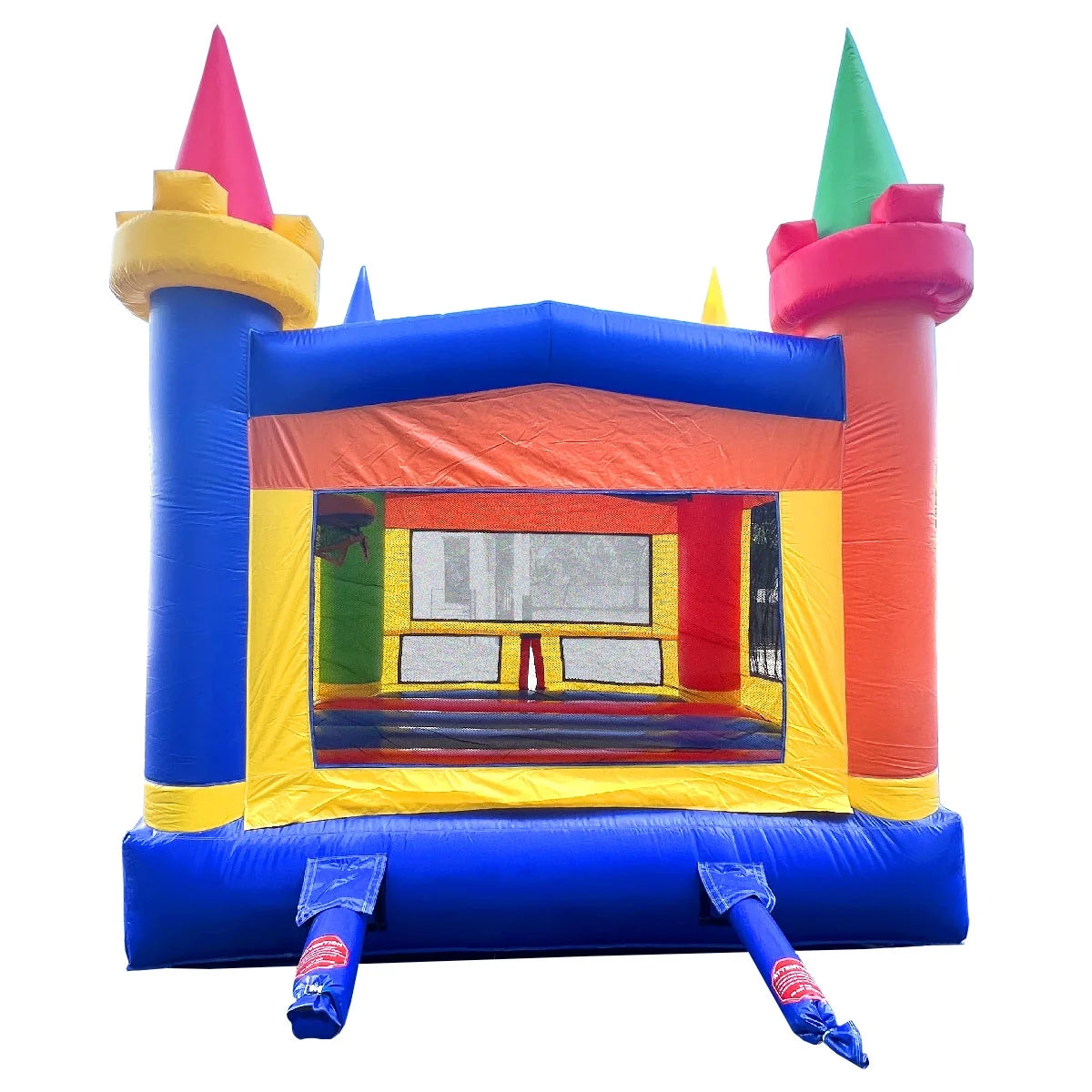 Rainbow Inflatable Bounce House F66613