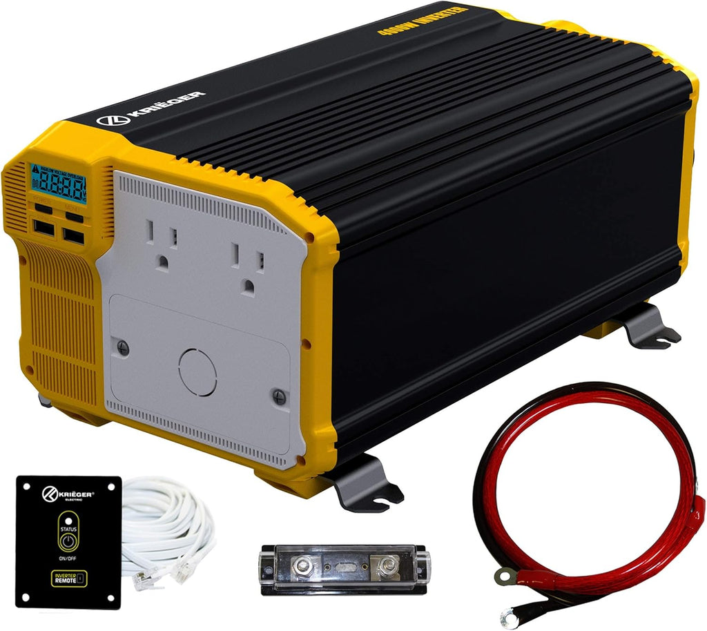 2000 Watts Modified Sine Wave Power Inverter with Dual AC Outlets V891
