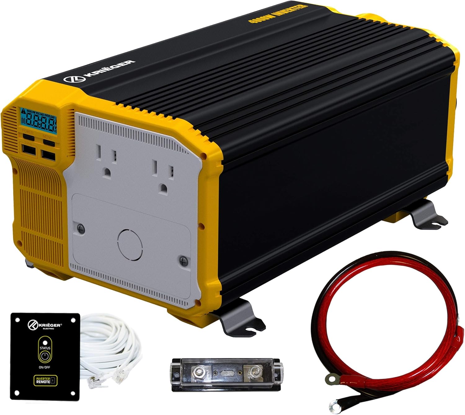 2000 Watts Modified Sine Wave Power Inverter with Dual AC Outlets V891