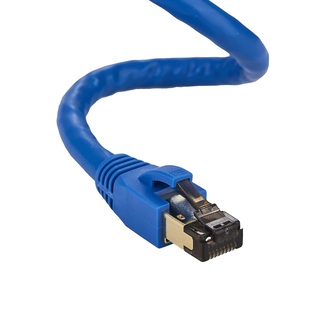 Cat8 Purple 75FT SFTP Ethernet Patch Cable 26AWG Copper Wire Pack of 2 A72270