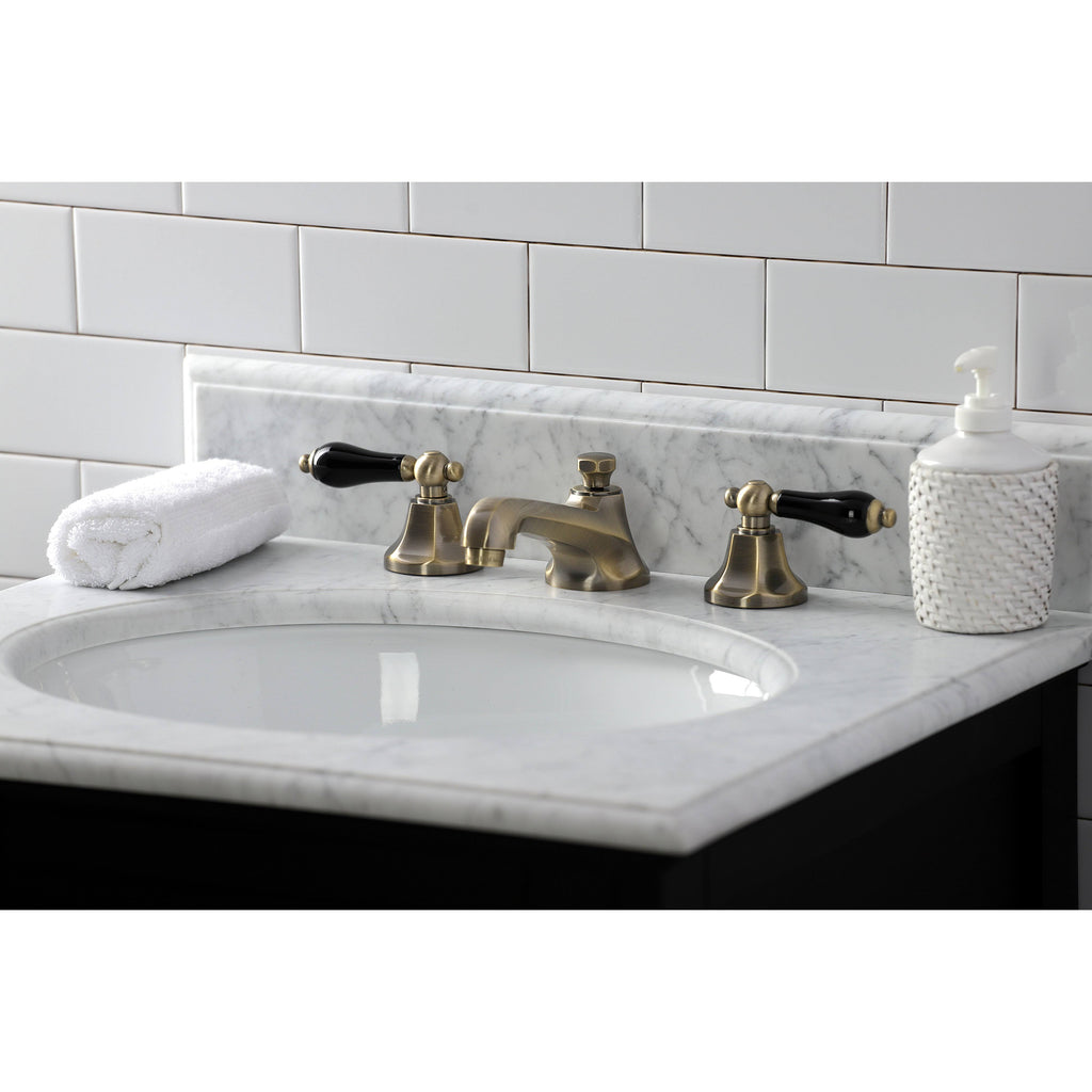 Polished Nickel Widespread Bathroom Faucet A449