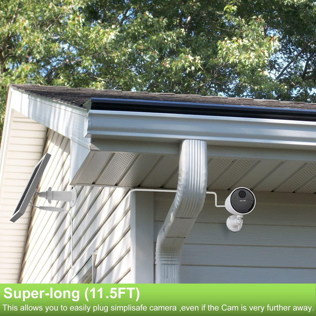 Silver Solar Panel for Outdoor Security Camera S204
