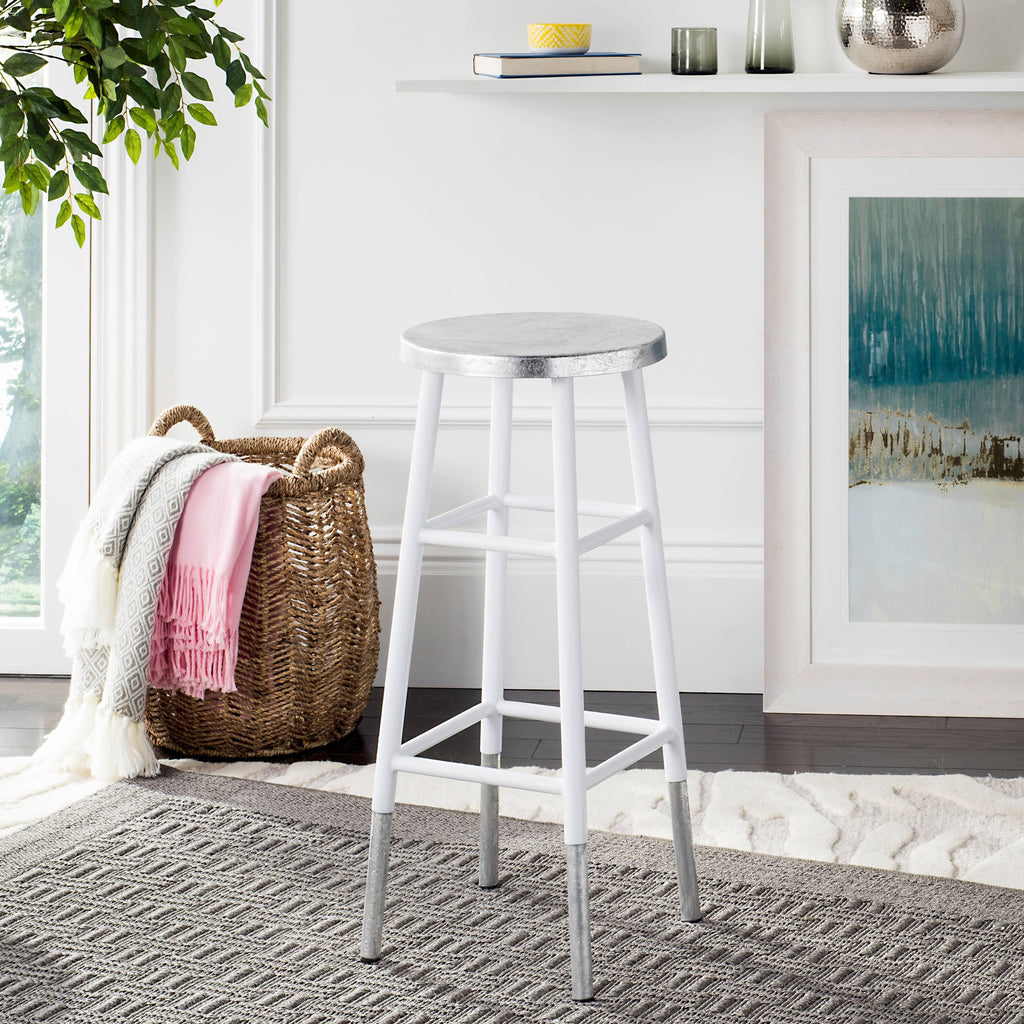 White Dipped Bar Stool L424836