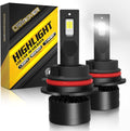 9007 HB5 LED Bulbs 100W 6000K High/Low Conversion Kit Pack of 2 J16685