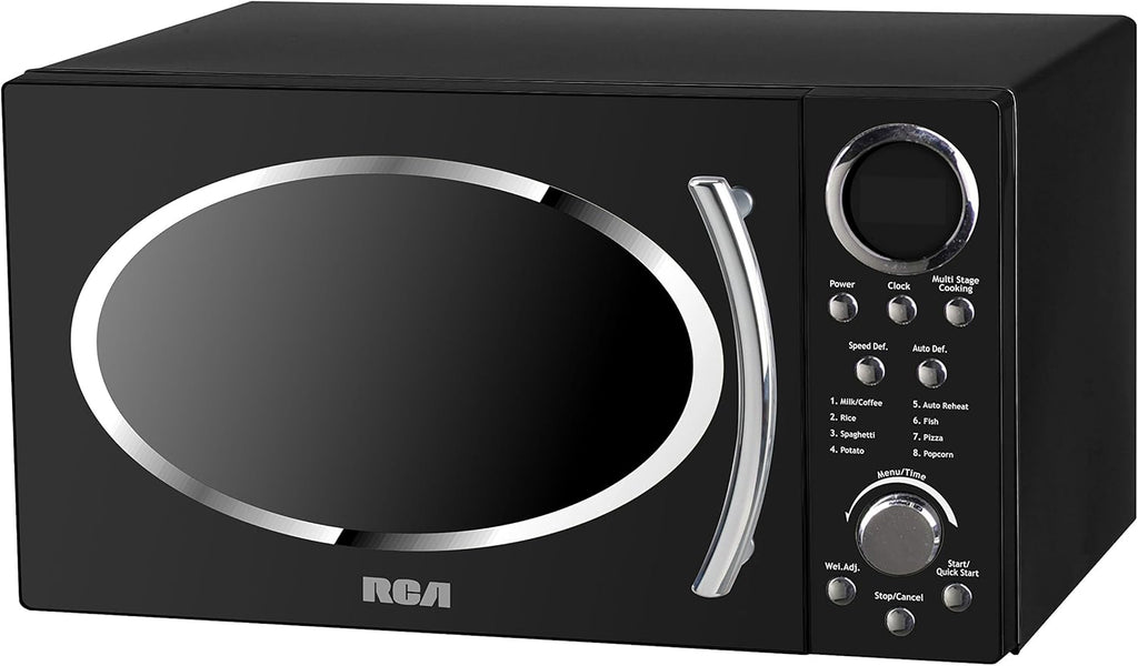0.9-Cubic-Foot Black Microwave Oven R7222