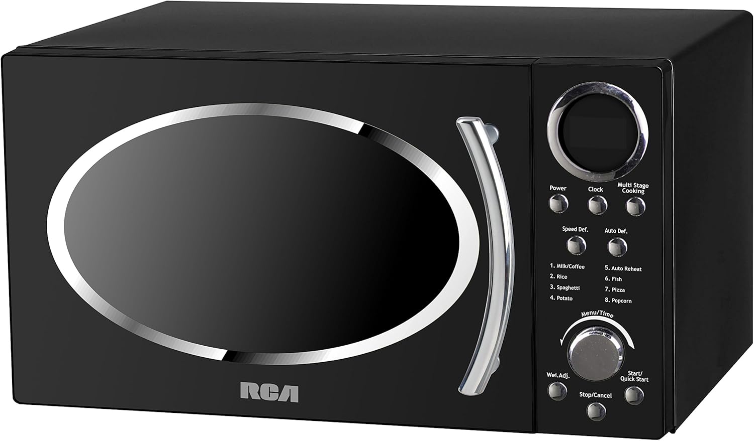 0.9-Cubic-Foot Black Microwave Oven R7222