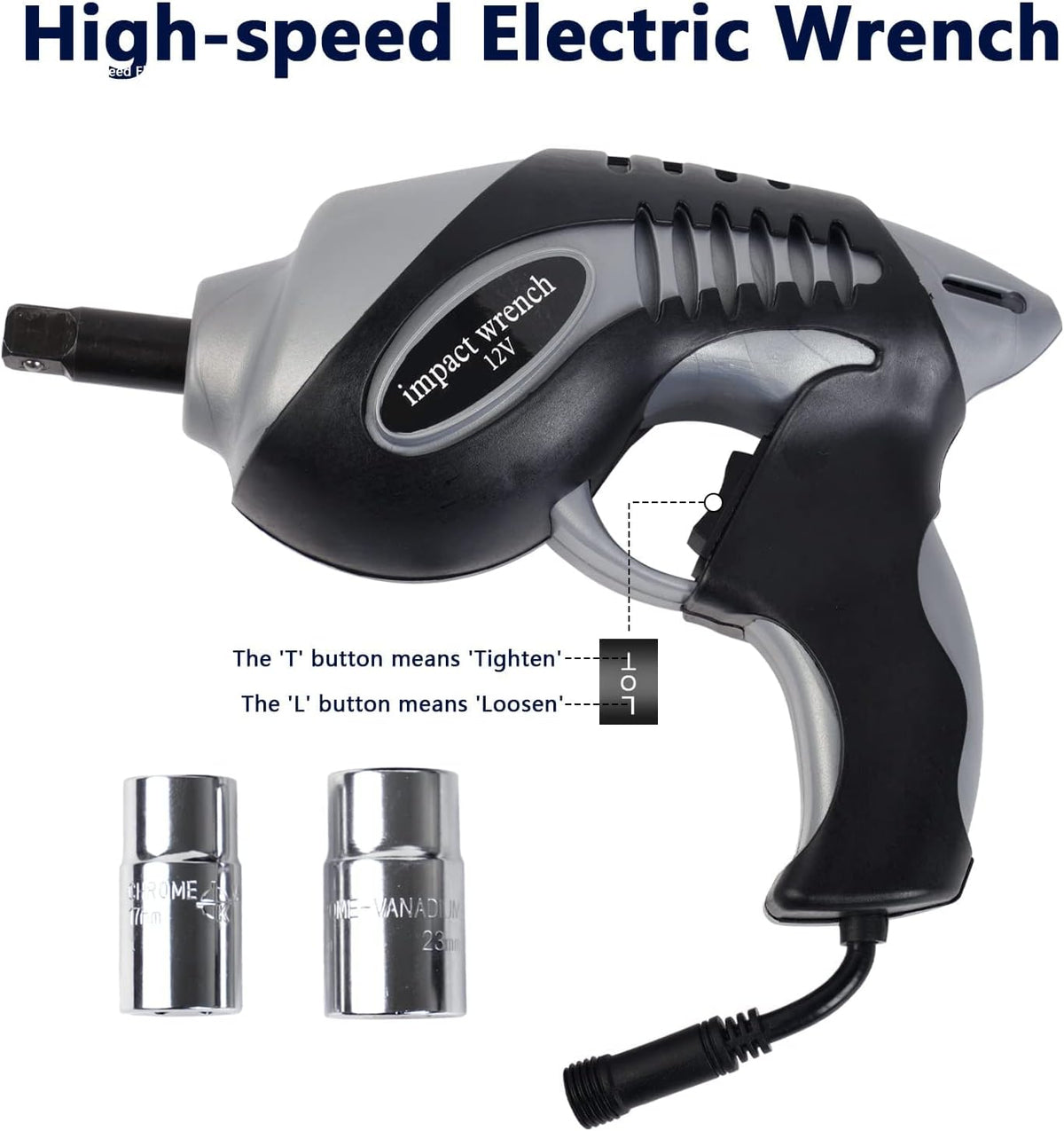 12V 5 Ton Electric Car Jack with Built-in Inflatable Pump Z851