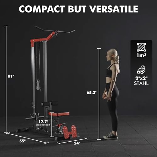 LAT Pulldown Machine with Leg Hold Down Attachment U700