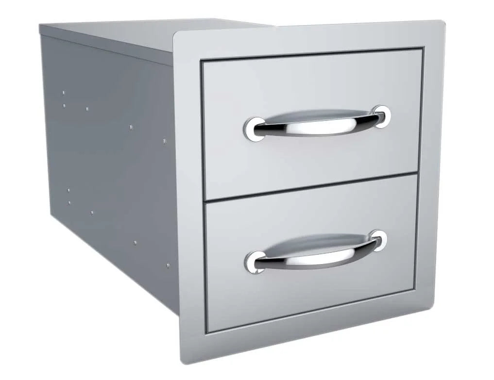 14" Flush Double Access Drawer T27847