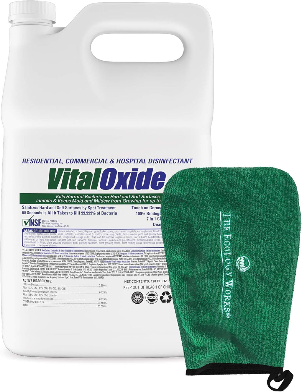 5 Gallon Disinfectant Cleaner with Applicator Mitt K8775