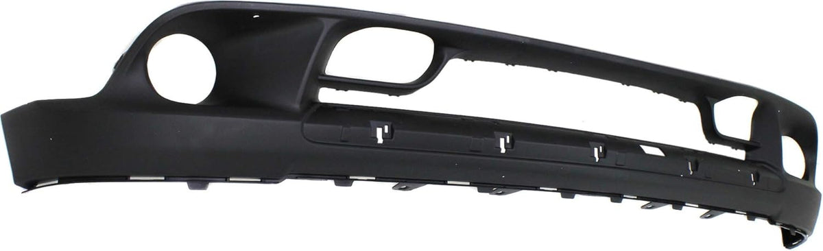 Front Bumper Cover Set of 2 Primed Plastic with Fog Light Holes F4474