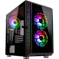 Black Micro-ATX Gaming Case B7486