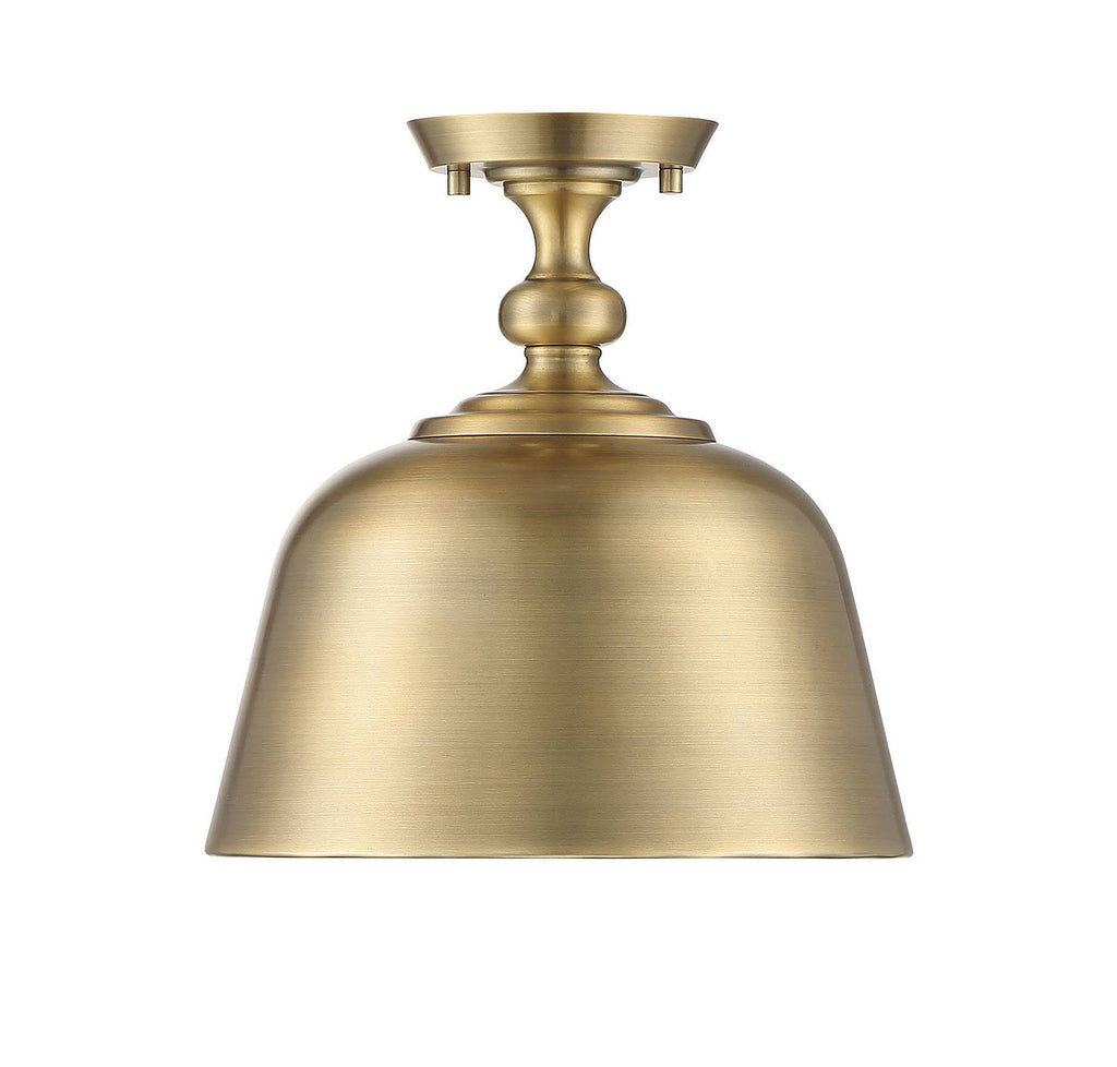 Warm Brass Semi-Flush Light V113861