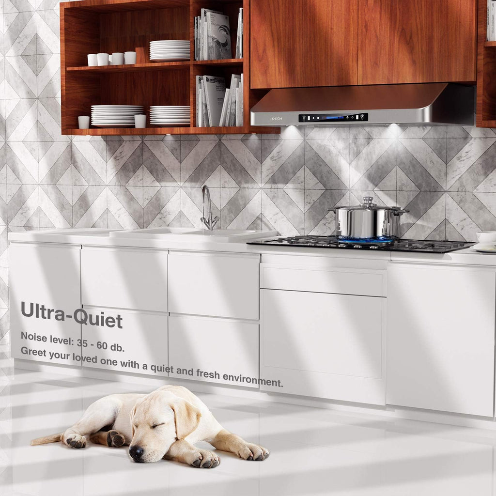 36 Inch Under Cabinet Range Hood with 900-CFM Stainless Steel A9897