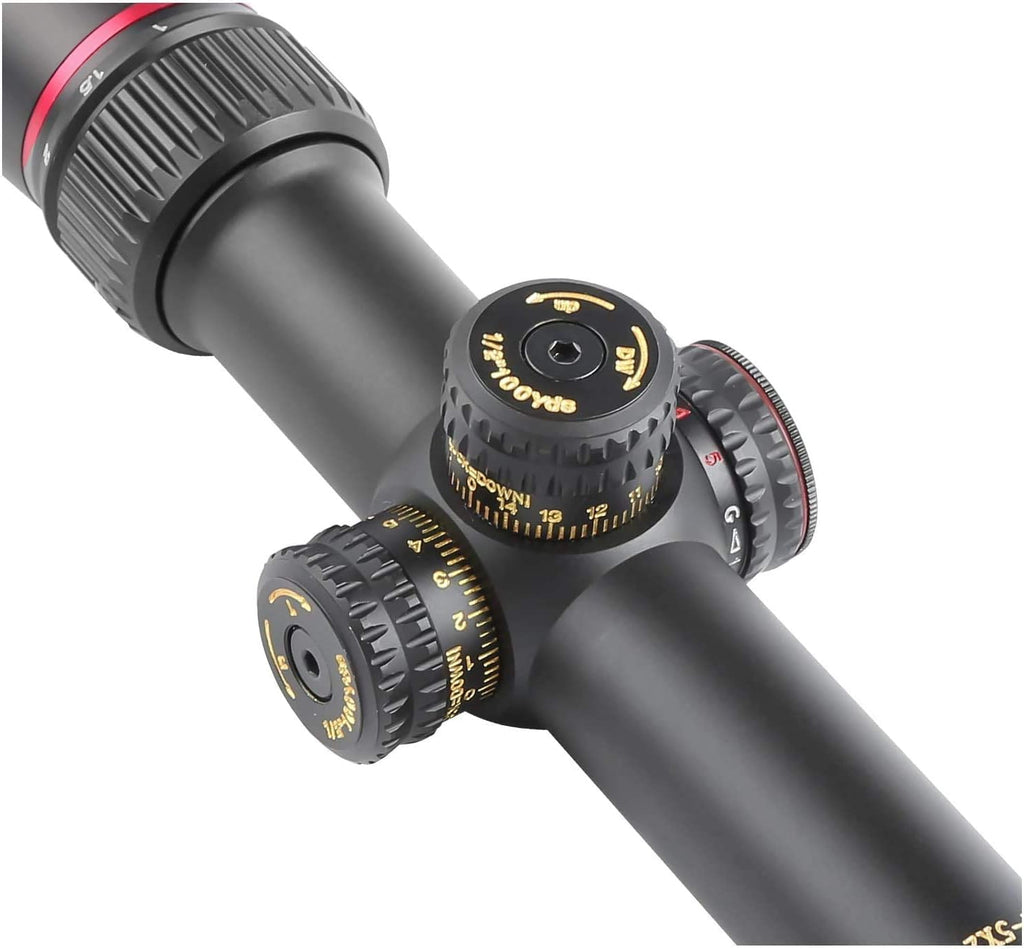 Red/Green Illuminated 30mm Tube Rifle Scope 1-5X24 First Focal Plane M833648