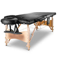 Portable Bi-Fold Memory Foam Massage Table with Carrying Case Y967