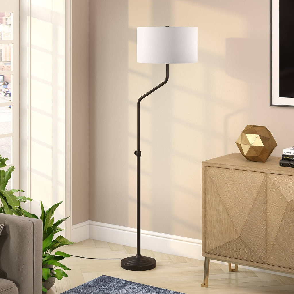 Brushed Brass Floor Lamp C2811