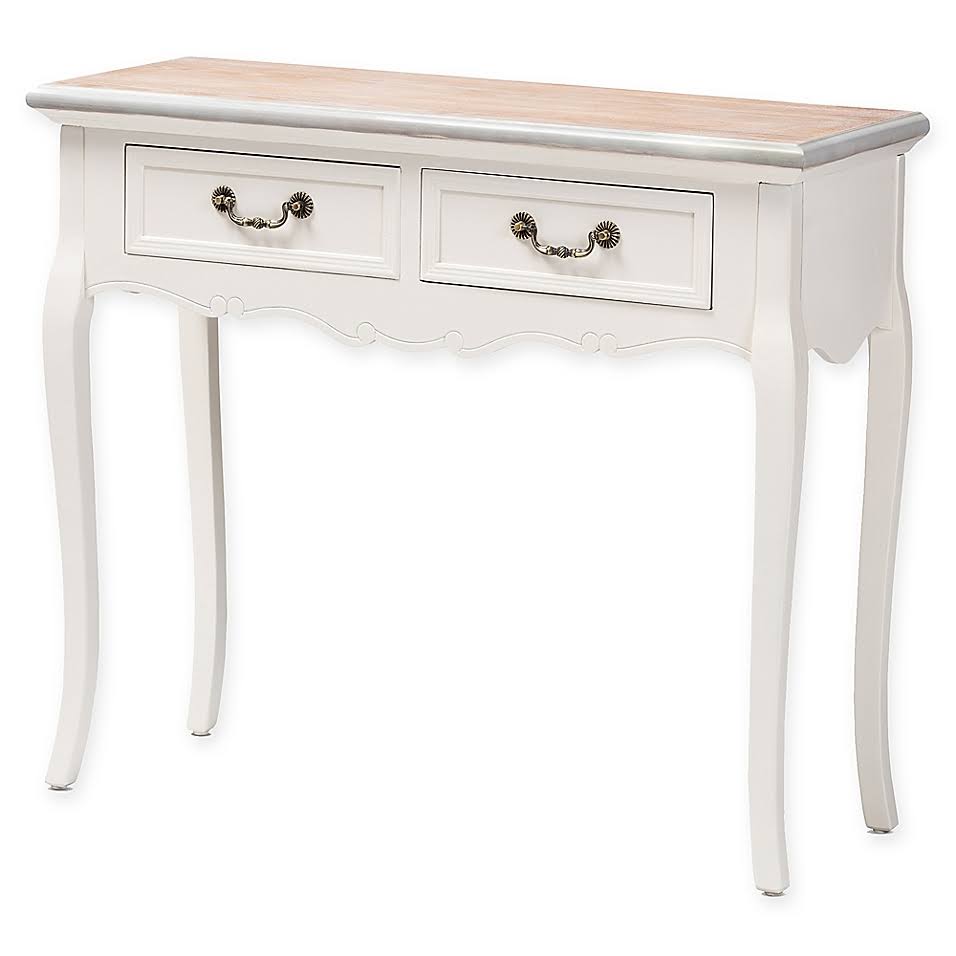 White/Oak Console Table G625