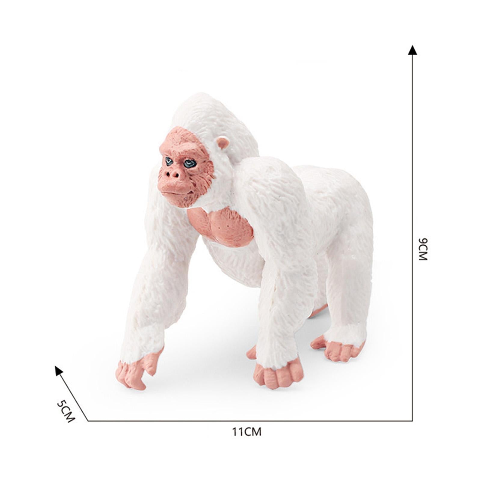 White Gorilla Action Figure Toy Statue I553830