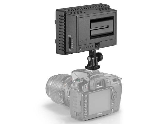 Neewer CN 160 LED Digital Camera Video Lighting Kit Dimmable LED Video Light Diffuser Rechargeable Battery with W800