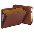 Red Letter Classification Folder with 3 Dividers Z3169