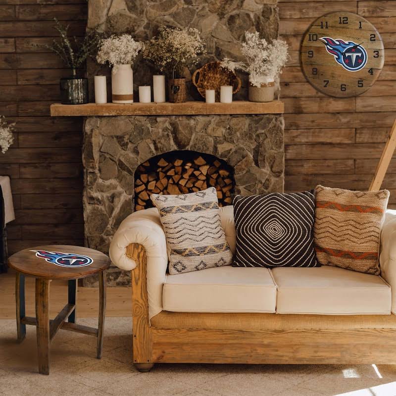 Oak Barrel Table C936