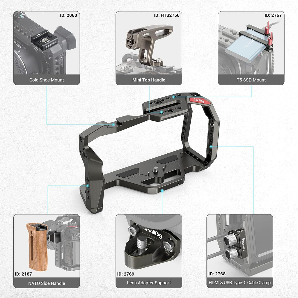 Camera Cage for BMPCC 4K & 6K with NATO Rails H907795