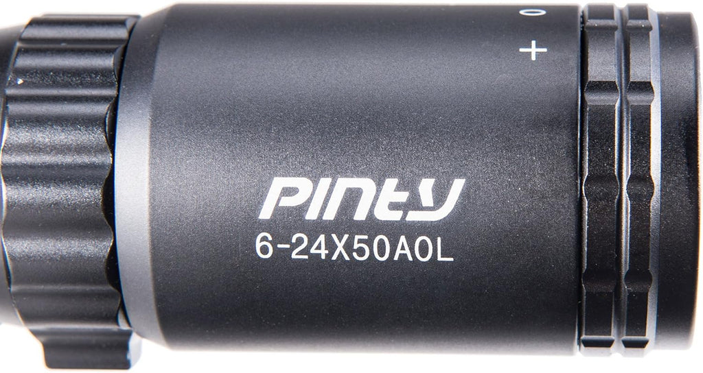 6-24x50 AO Mil Dot Scope with Sunshade Tube & Flip-Open Covers Pack of 2 Q836