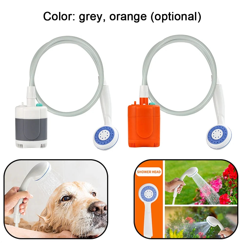 Portable USB Rechargeable Handheld Shower with LED Light T6566