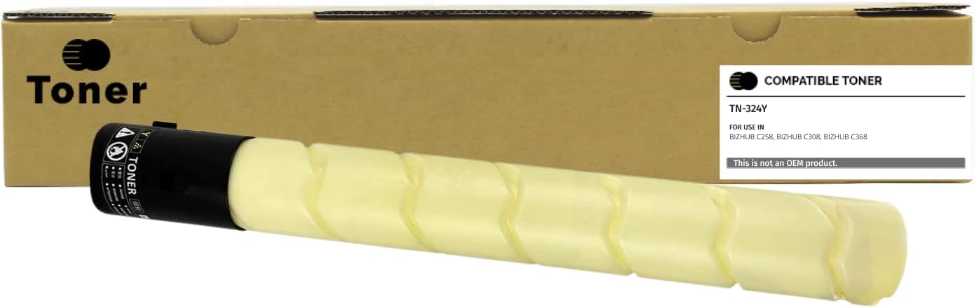 Compatible Konica Minolta 4-Pack TN-324 Replacement Toner C853128