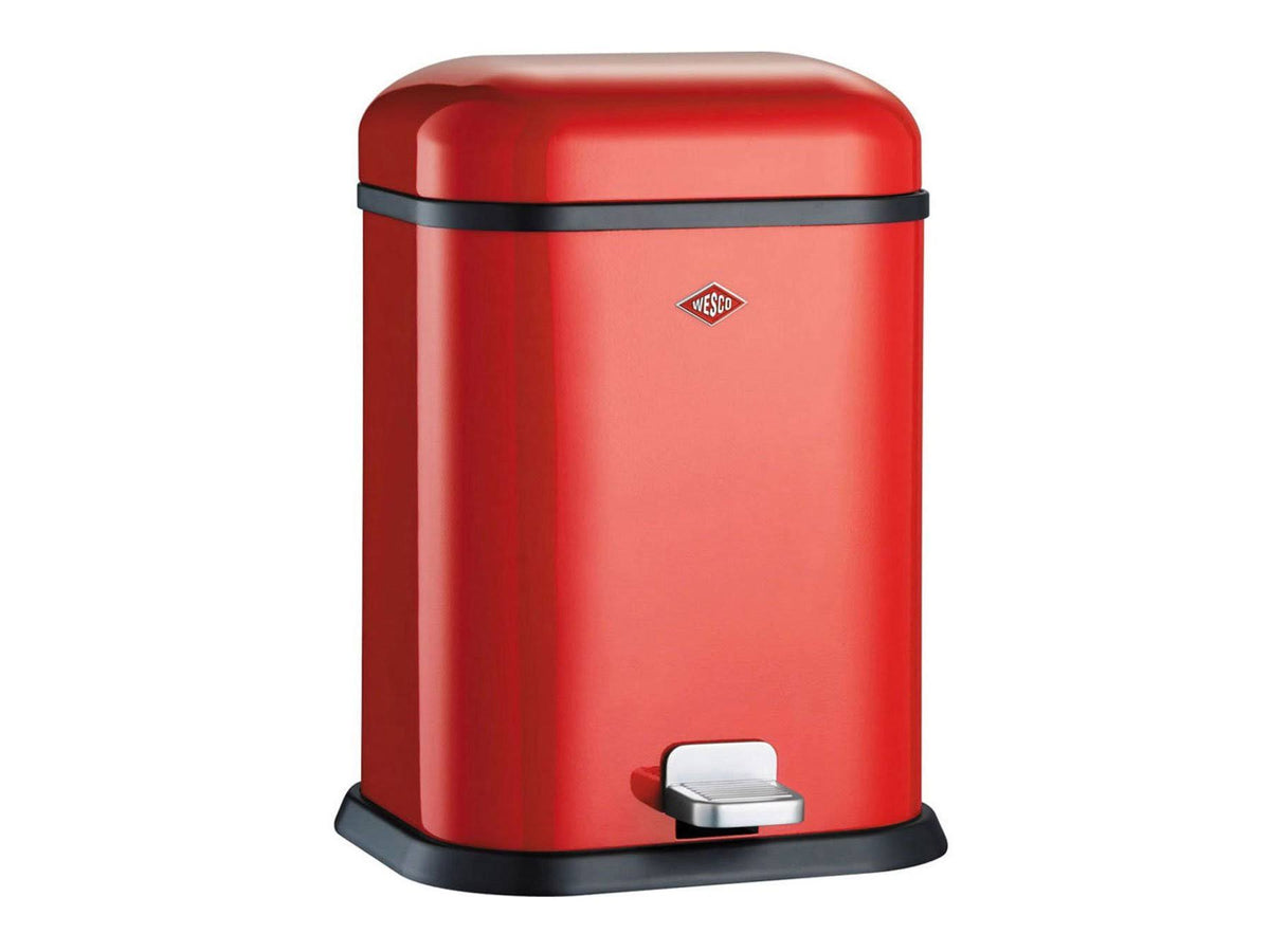 Red 3.4 Gallon Step on Trash Can G196