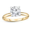 14K Gold Diamond Solitaire Engagement Ring E17353