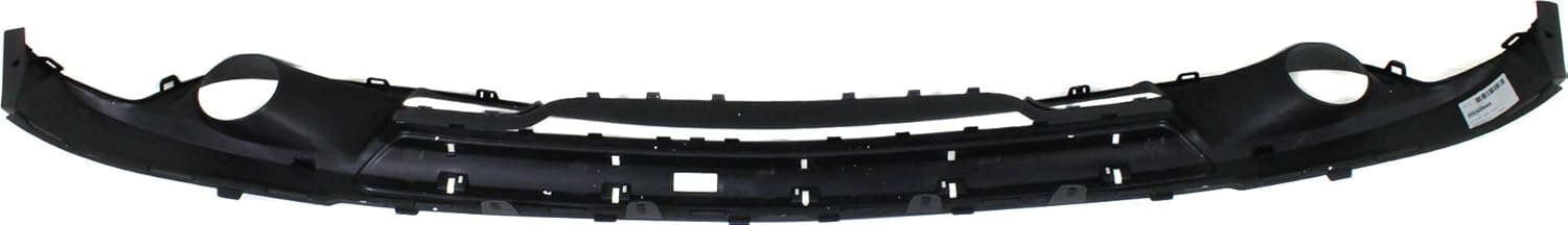 Front Bumper Cover Set of 2 Primed Plastic with Fog Light Holes F4474