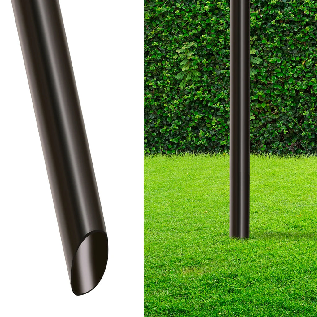Bamboo Torches with Metal Oil Canisters, 5 ft F350943