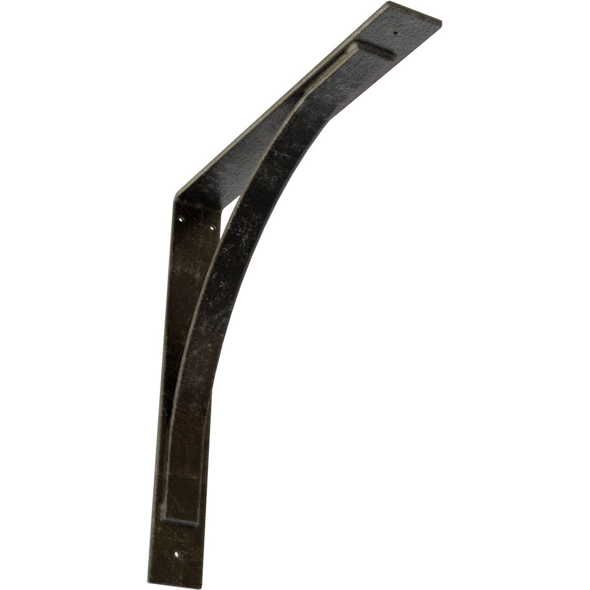 Morris Steel Bracket, Antiqued Warm Silver C124