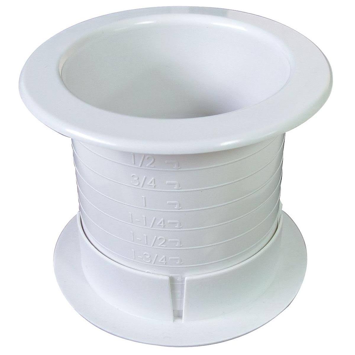 100pc Dual Sided Grommet, 2.5In, White L674